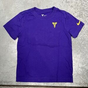 Kobe Bryant Mamba Mentality Purple Nike Youth Boys T-Shirt Size 7 Large RARE